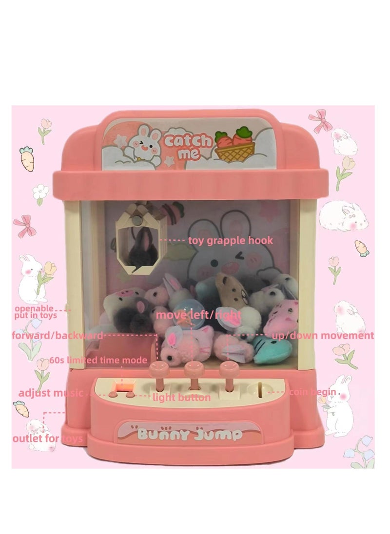 Kids Claw Machine, Claw Machine for Adults, Mini Vending Machine Toys, Fun Prizes Dispenser, Electronic Claw Game Machine with Lights, Sound, Includes 10 Toys, 10 Twister Eggs Balls, 20 Game Coins  - Image 5