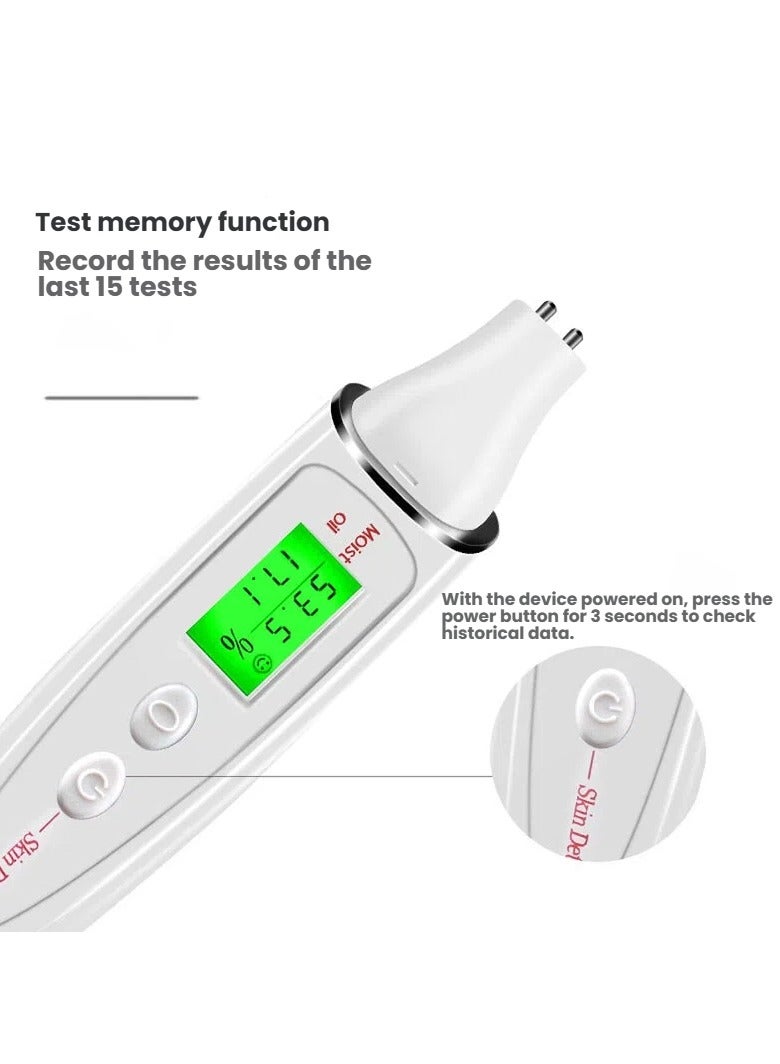 general Home Skin Moisture Tester Skin Moisture and Oil Detection Pen Skin Testing Pen - Image 2