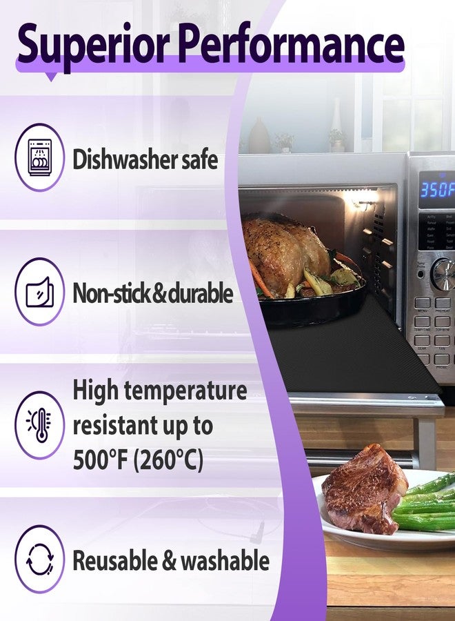 chaseroad 8 PCS Toaster Oven Liner for Nuwave Bravo Air Fryer Toaster Smart Oven, Reusable Teflon Liner, Air Fryer Accessories for Nuwave 12-in-1 30-QT XL Capacity Countertop Convection Oven - Image 4