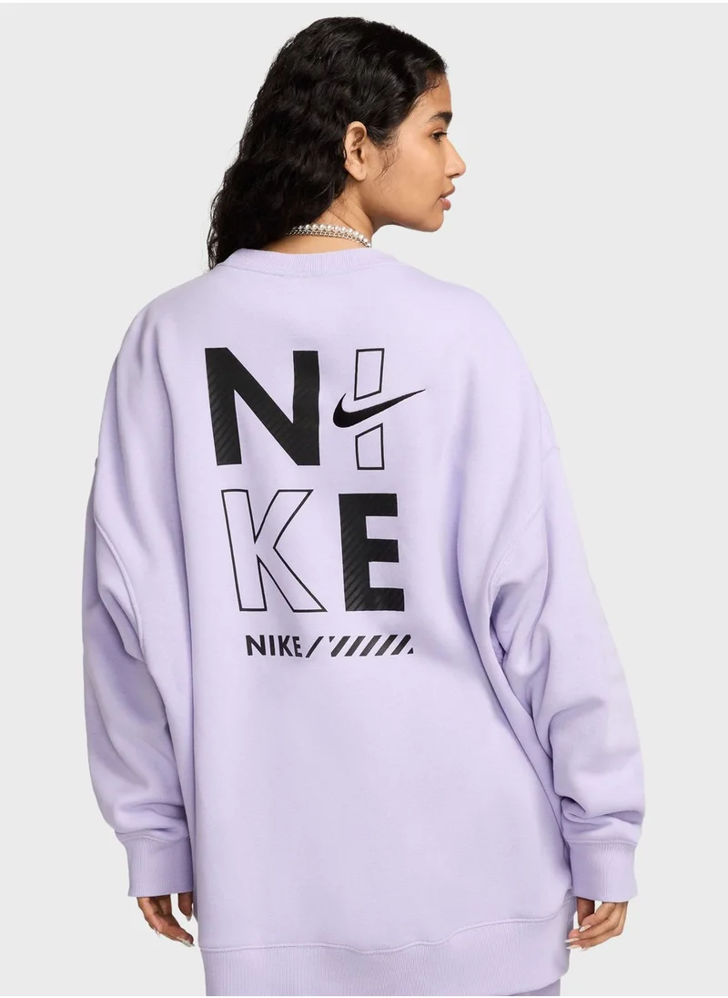 Nike Nsw Fleece Oversized Sweatshirts