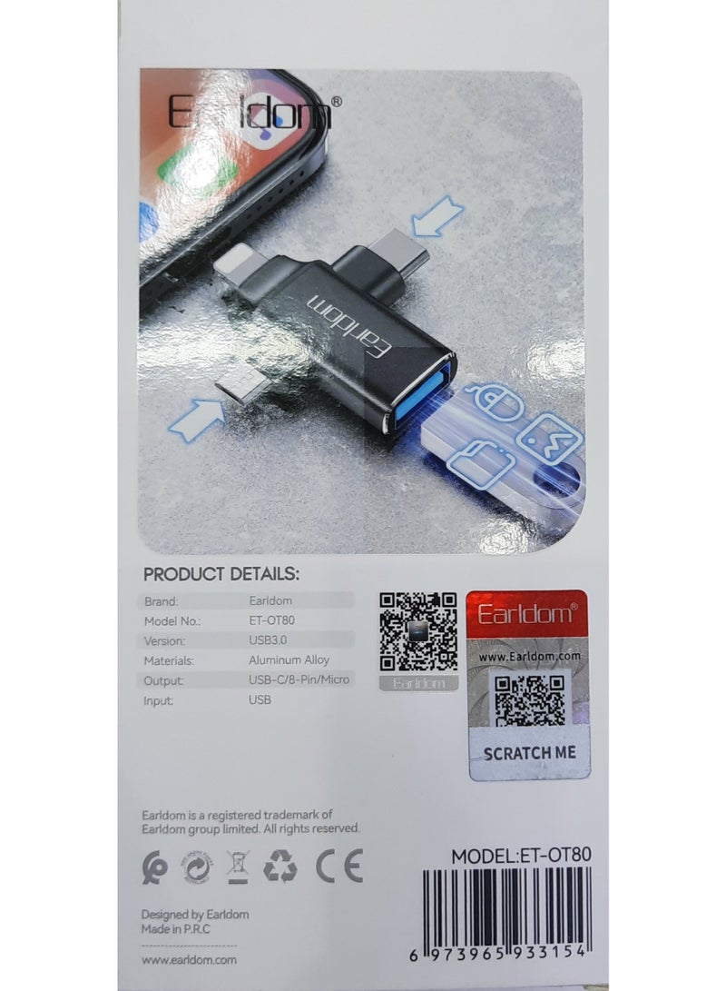Earldom 3IN1 OTG ADAPTER - Image 2
