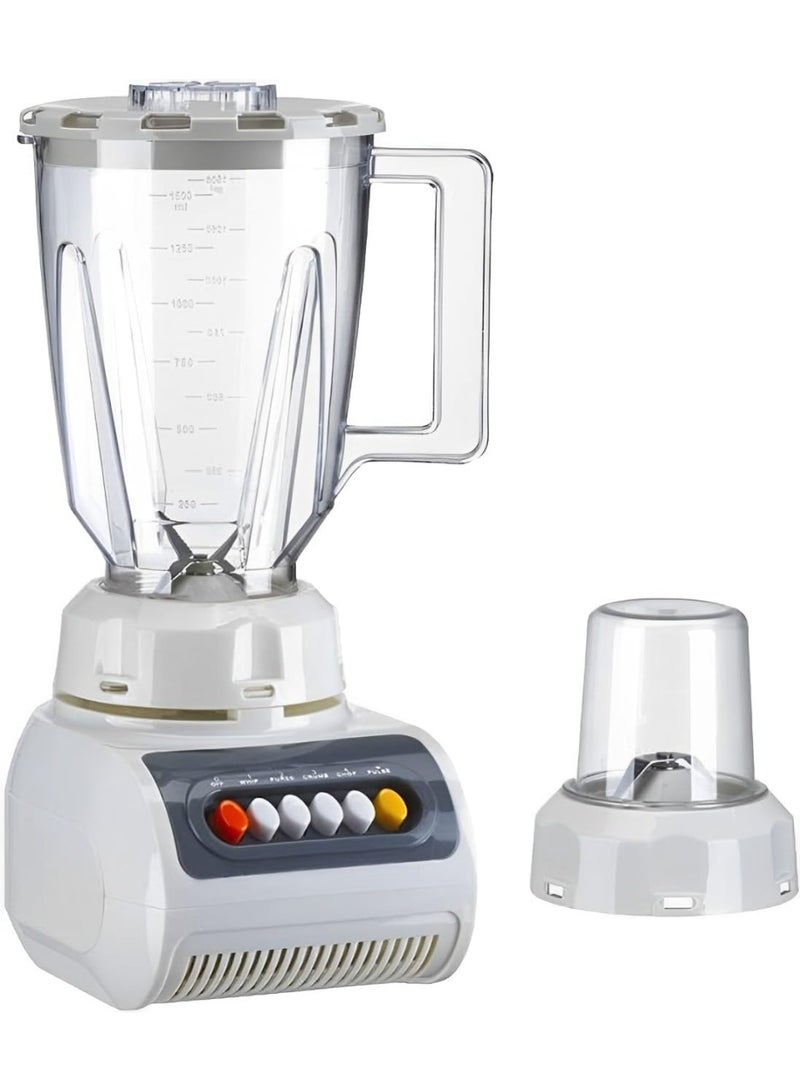 bunca YM-999 1.5L Electric Blender with Spice and Meat Grinder and 4 Speeds, 350W Power for Fruits and Vegetables - Image 2