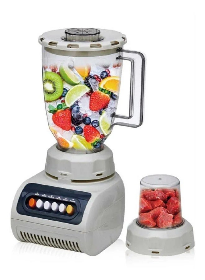 bunca YM-999 1.5L Electric Blender with Spice and Meat Grinder and 4 Speeds, 350W Power for Fruits and Vegetables - Image 1