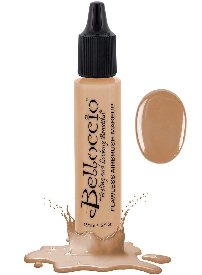 Belloccio's Professional Cosmetic Airbrush Makeup Foundation 1/2oz Bottle: Ivory- Light-medium Neutral Pink And Yellow Undertones - Image 1