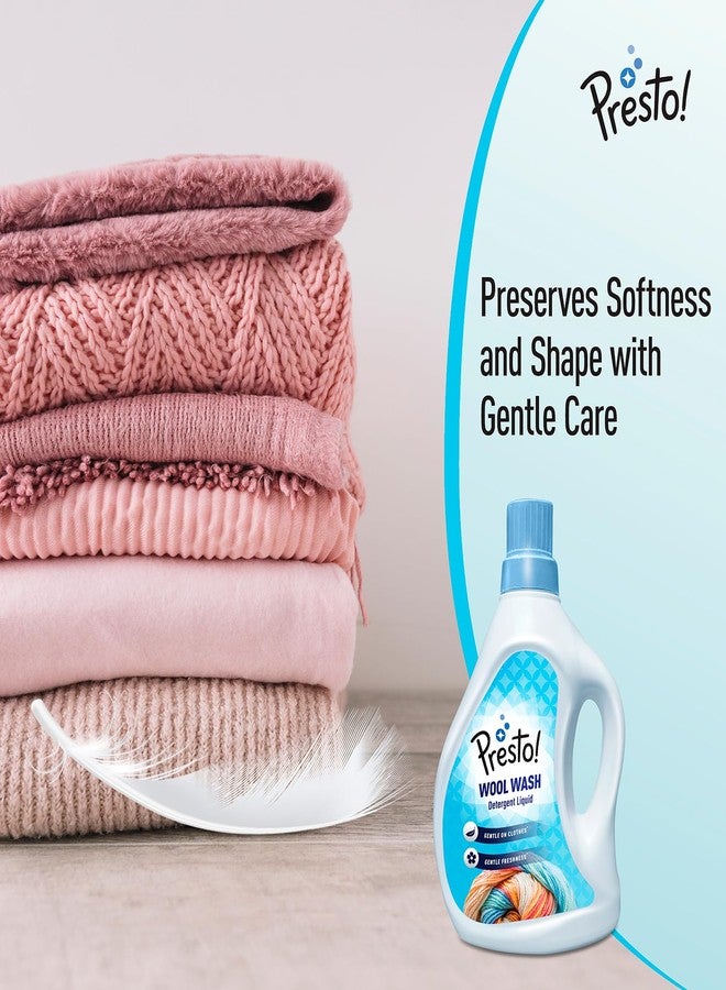 Presto! Amazon Brand - Presto! Wool Wash Detergent Liquid 1L | Unscented - Image 3