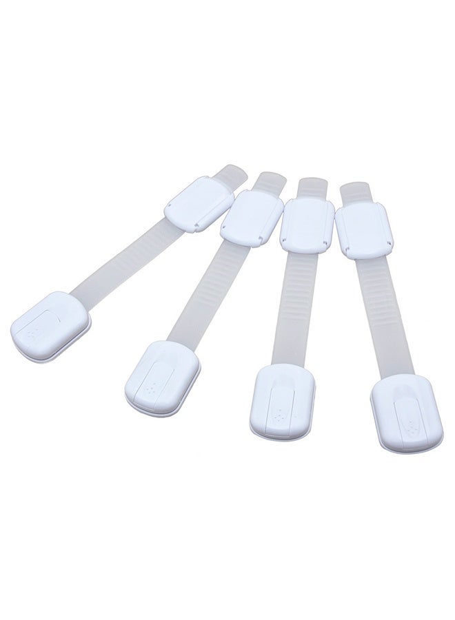 12 Pack Multi-Use Adhesive Straps Locks - Childproofing Baby Proofing Cabinet Latches for Drawers, Fridge, Dishwasher, Toilet Seat, Cupboard, Oven, Trash Can, No Drilling Required - Image 2