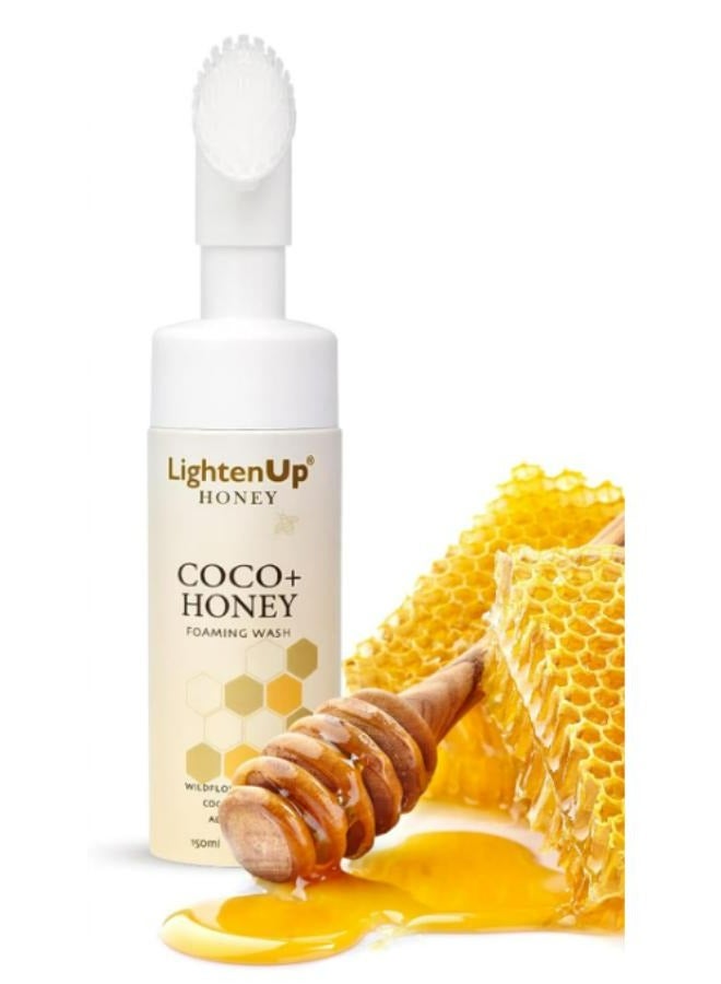 لايتين اب لايتن أب كوكو + غسول رغوي بالعسل 150 مل - Image 1