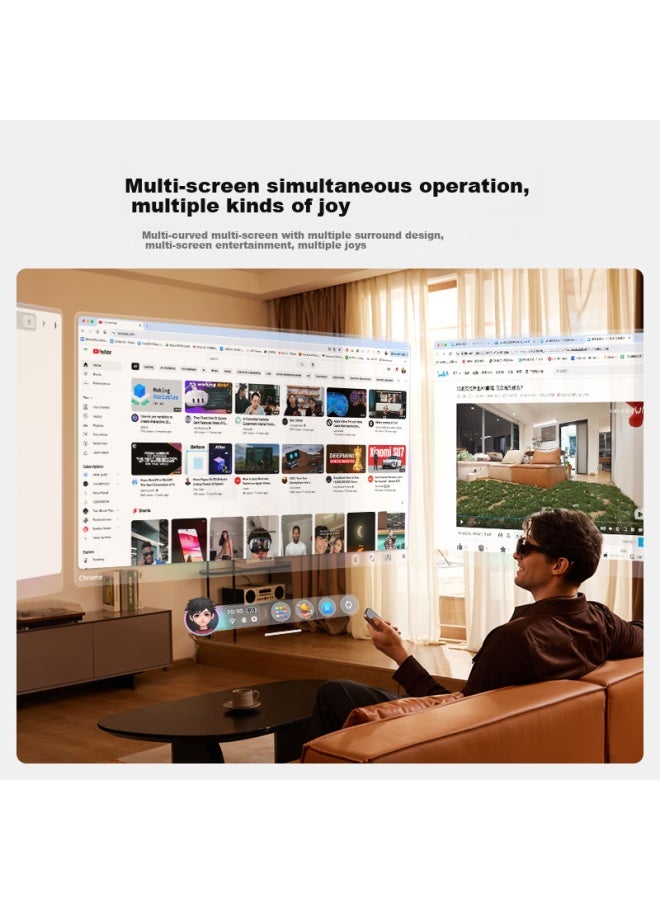 Rokid Ar Lite New Space Computing Max2 Smart Ar Gl 3d Spatial Video Era Ar Game Multi-screen Touch Space Ray - Image 1