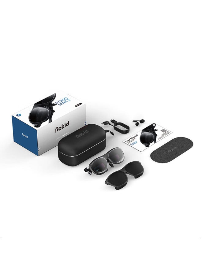 Rokid Ar Lite New Space Computing Max2 Smart Ar Gl 3d Spatial Video Era Ar Game Multi-screen Touch Space Ray - Image 4