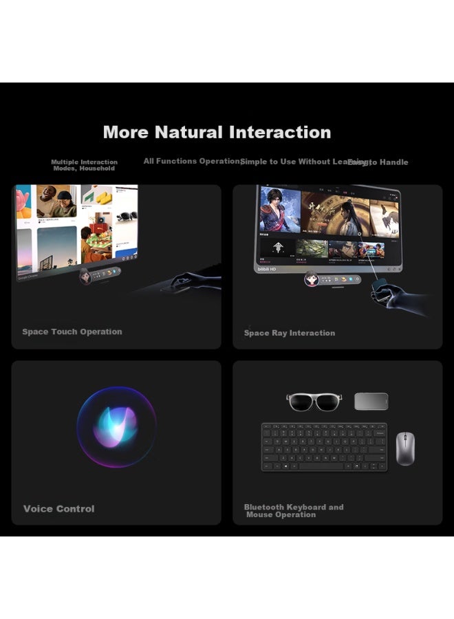 Rokid Ar Lite New Space Computing Max2 Smart Ar Gl 3d Spatial Video Era Ar Game Multi-screen Touch Space Ray - Image 2