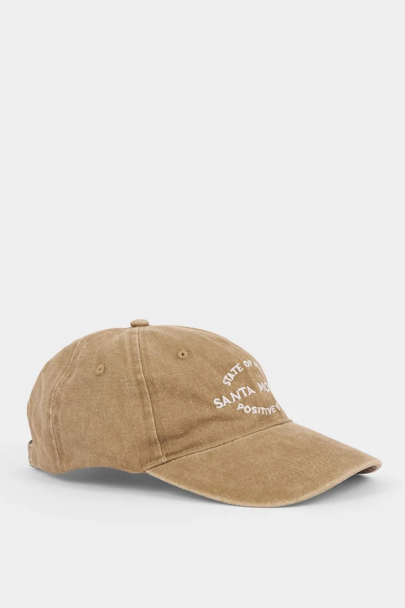 ديفاكتو Woman Denim Look Embroidered Cap