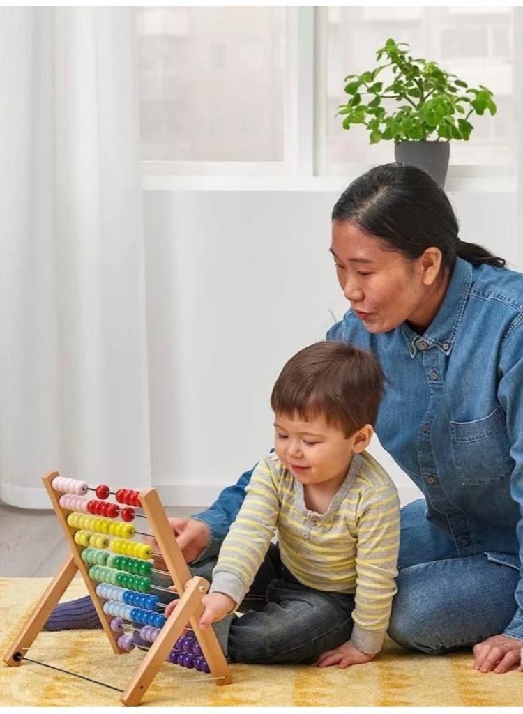 Multicolored wooden counter toy - Image 2