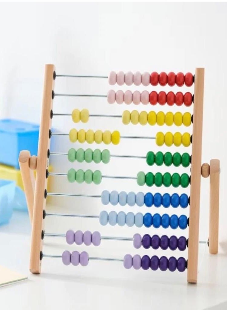 Multicolored wooden counter toy - Image 1