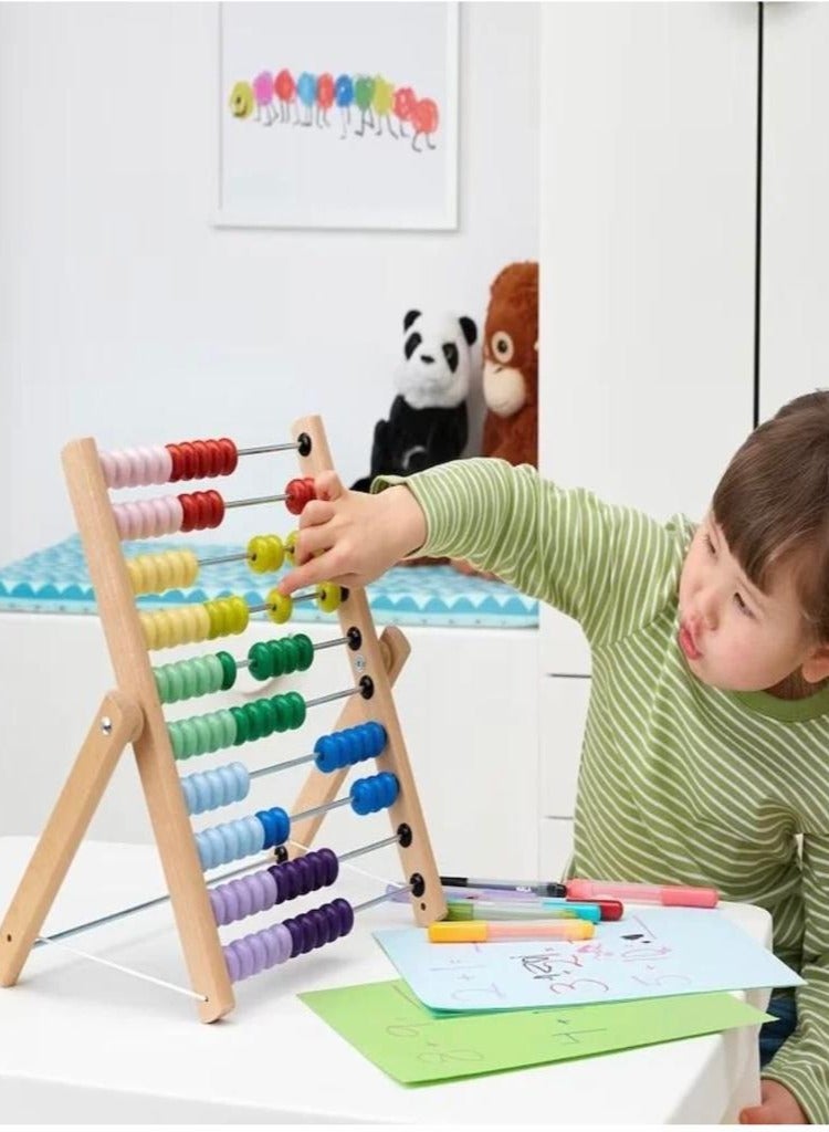 Multicolored wooden counter toy - Image 4