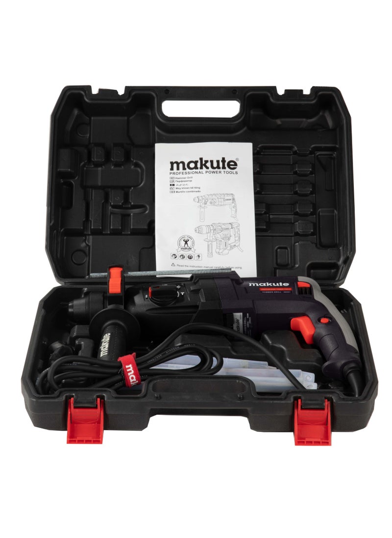 makute Makute 26mm Rotary Hammer Drill, HD001 - Industry Heavy Duty Performance with Versatile Functions  - Image 3