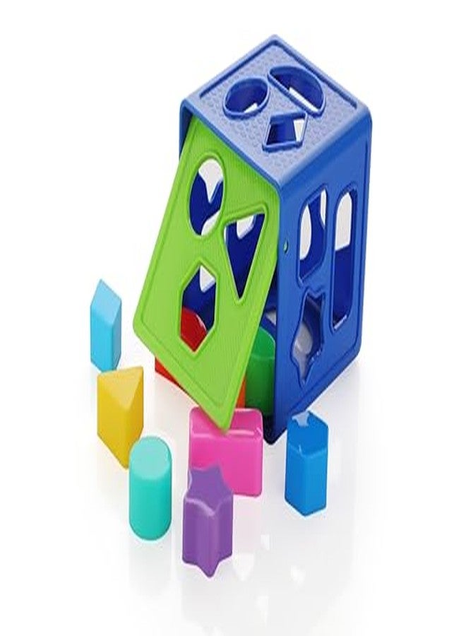 مكعب فرز الأشكال من TinyPlay للأطفال | لعبة مطابقة الأشكال للأطفال الصغار من عمر سنتين إلى خمس سنوات | لعبة مونتيسوري لتنمية المهارات الحركية الدقيقة (متعددة الألوان) - Image 2