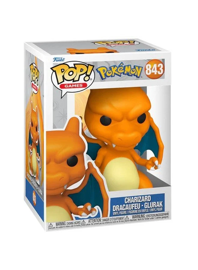فانكو Pop! Games: Pokemon - Charizard (EMEA), Collectible Vinyl Figures - Gift Idea - Official Merchandise - Toys for Kids & Adults - Model Figure for Collectors and Display