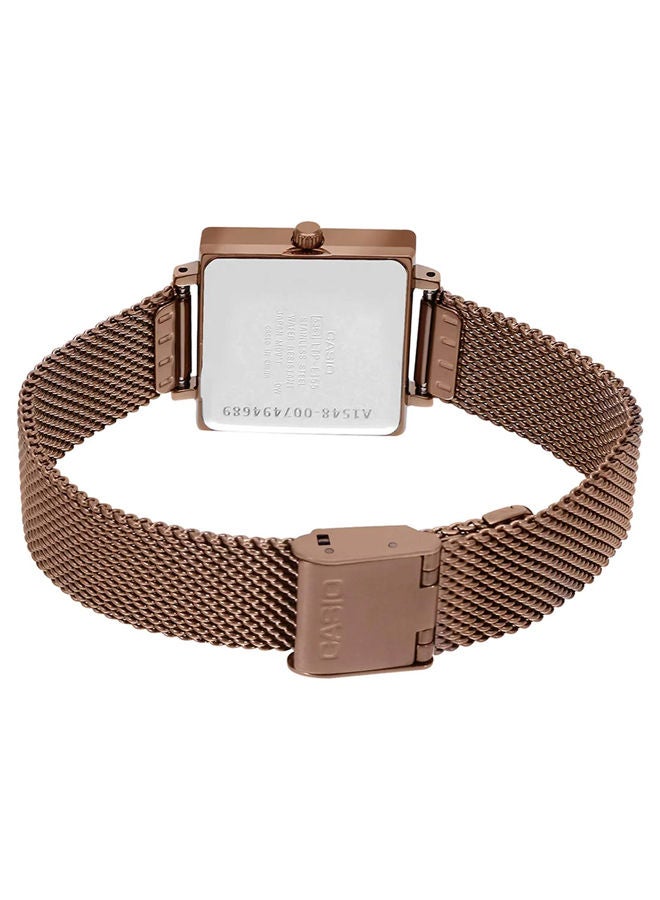 CASIO Stainless Steel Analog Watch LTP-E155MR-9BDF - Image 2