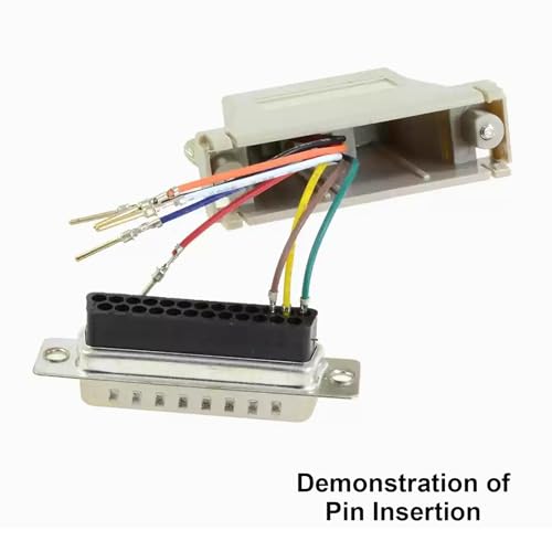 Willwewon 10PCS (5 Male+5 Female) DB25 to RJ45 Modular Adapter, 25 Pin Serial Port to RJ45 Female Ethernet LAN Extend Modular Converter - Image 3