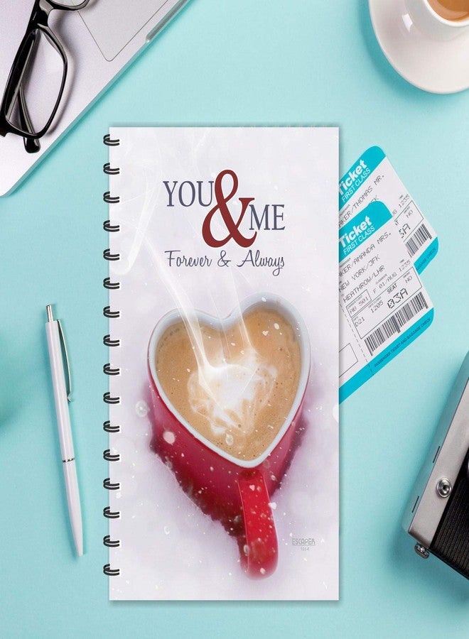 ESCAPER You & Me Forever & Always Dairy, Ruled - A5 Size - 8.5 x 5.5 inches Designer Diary, Diary Notepad, Diary for Office, Diary for Gift, diary small size, Diary a5 - Image 4