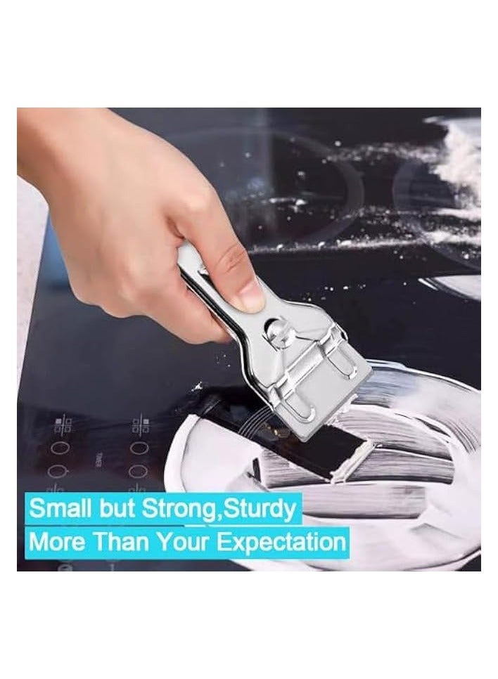 erorex Scraper cleaning knife, range hood, stainless steel scraper, kitchen small shovel, beautiful seam scraper, glue scraper, special cleaning tool - Image 2