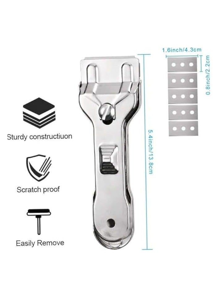 erorex Scraper cleaning knife, range hood, stainless steel scraper, kitchen small shovel, beautiful seam scraper, glue scraper, special cleaning tool - Image 4