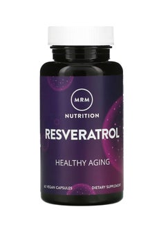 MRM Nutrition Resveratrol 60 Vegan Capsules  - Image 1