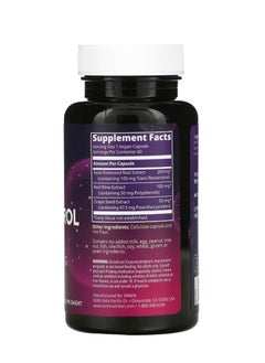 MRM Nutrition Resveratrol 60 Vegan Capsules  - Image 2