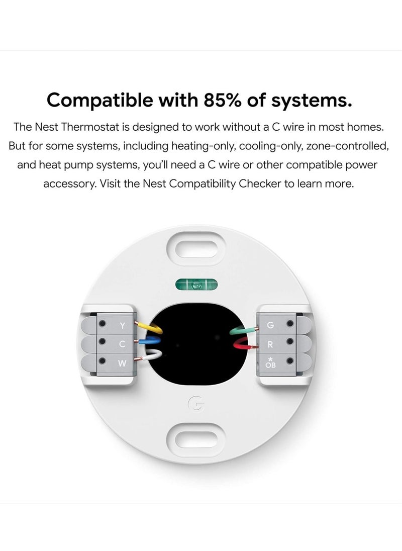 Smart Thermostat for Home - Programmable Wifi Thermostat  G4CVZ - Charcoal