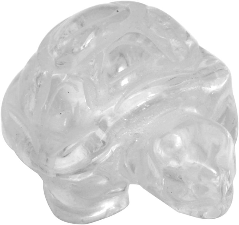 Rockcloud Healing Crystal Guardian Turtle Tortoise Pocket Stone Figurines Carved Gemstone Crafts 1.5''