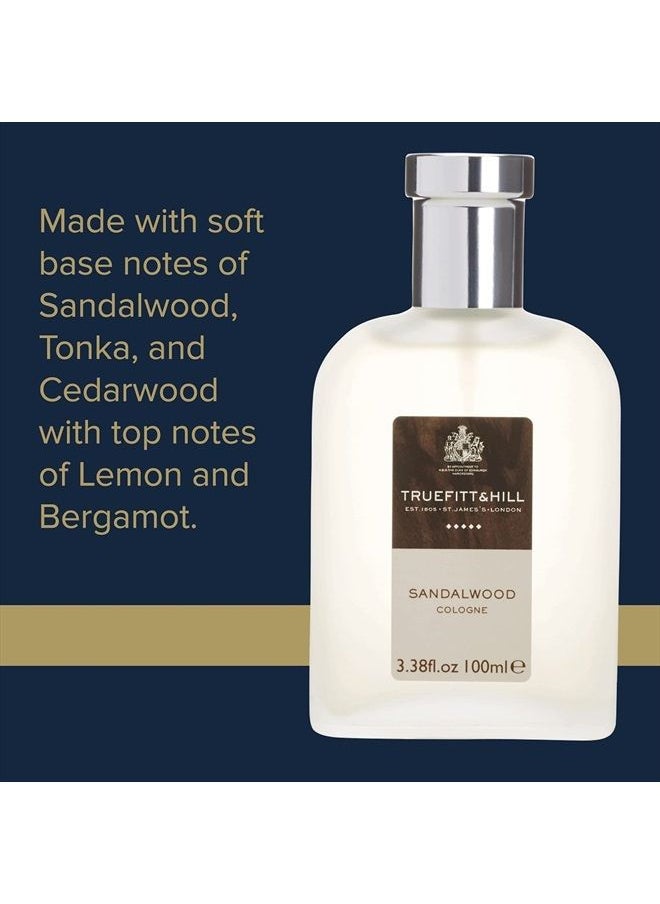Truefitt & Hill Cologne - Sandalwood | Fresh Update to A Subtle Classic, 3.38 ounces  - Image 4