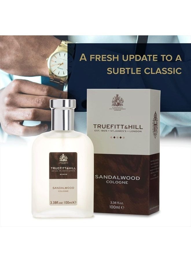 Truefitt & Hill Cologne - Sandalwood | Fresh Update to A Subtle Classic, 3.38 ounces  - Image 3