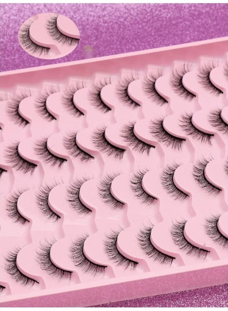 Generic 20 Pairs Natural Thick Long Flying False Eyelashes(10MM)  - Image 3