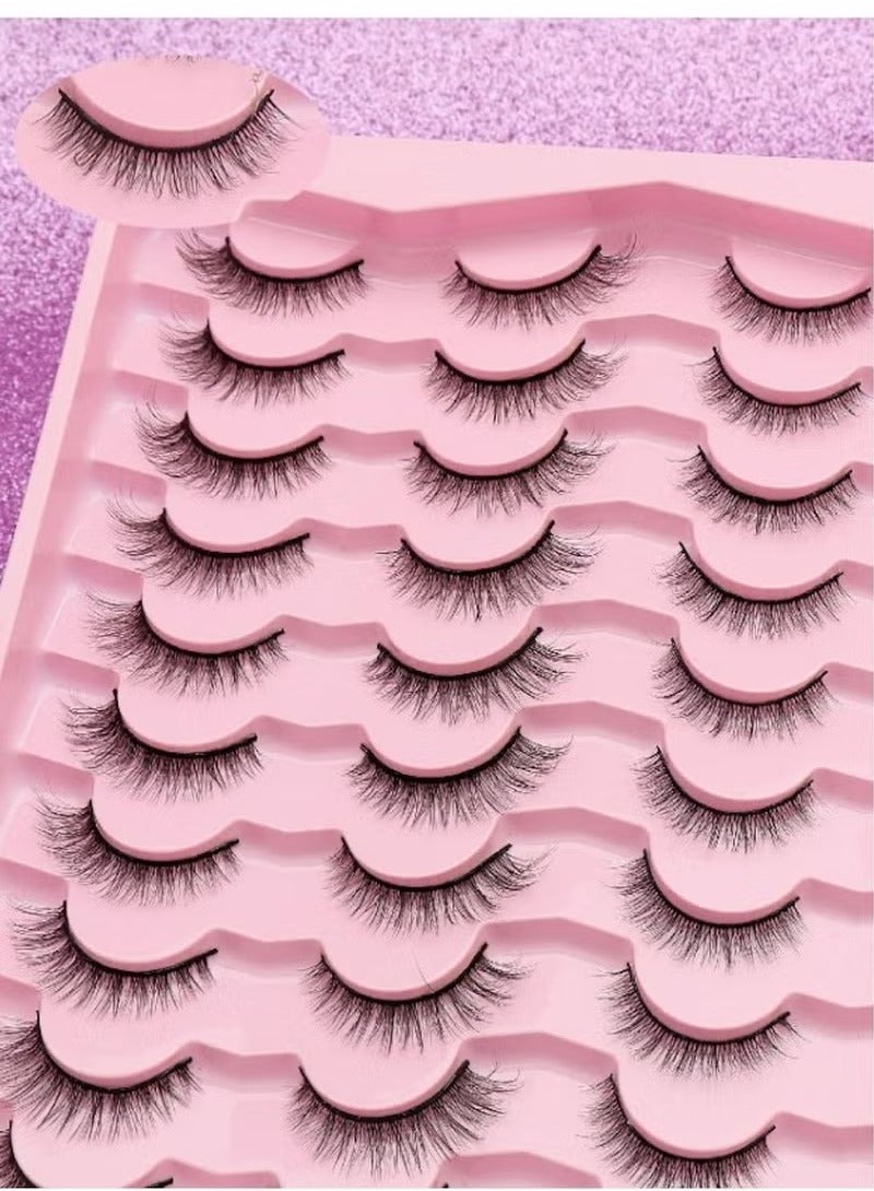 Generic 20 Pairs Natural Thick Long Flying False Eyelashes(10MM)  - Image 2