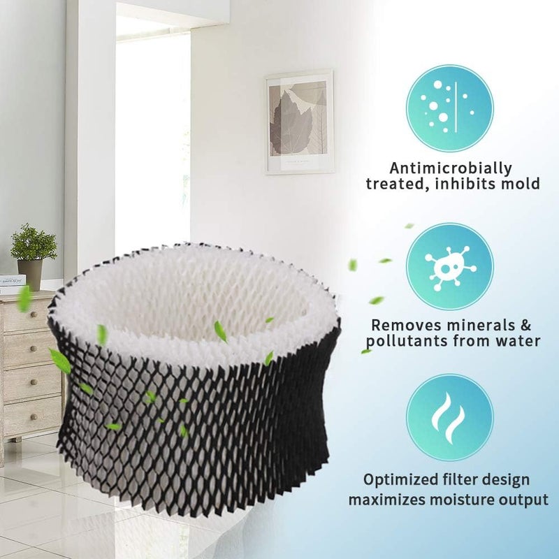 BTNTVEN HWF62 Humidifier Filter A for Holmes - Replacement for Holmes Sunbeam Humidifier Filter A, Replaces HWF62 HWF62CS HWF62D SF212, Fits Humidifier Models SCM1100, SCM1701, SCM1702, SCM1762 (4 Pack) - Image 2