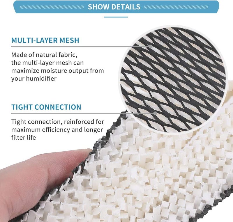 BTNTVEN HWF62 Humidifier Filter A for Holmes - Replacement for Holmes Sunbeam Humidifier Filter A, Replaces HWF62 HWF62CS HWF62D SF212, Fits Humidifier Models SCM1100, SCM1701, SCM1702, SCM1762 (4 Pack) - Image 3