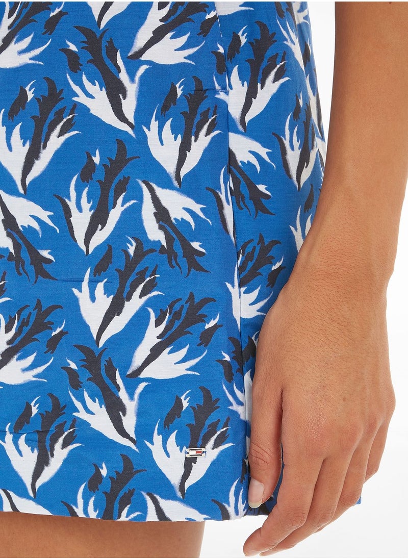 TOMMY HILFIGER High Waist Printed Shorts  - Image 3