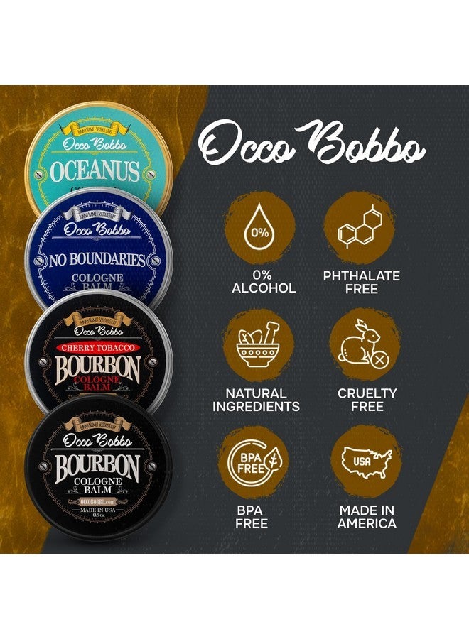 هاندي هاوند مجموعة عينات كولونيا Occo Bobbo Solid للرجال - مجموعة هدايا كولونيا للرجال - كولونيا بحجم السفر للرجال (4) عبوات سعة 0.5 أونصة - Image 5