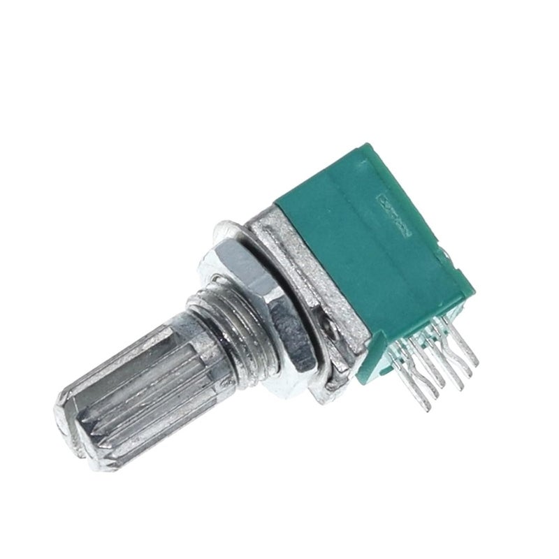 RK097G 6Pin 5K 10K 20K 50K 100K B5K with A Switch Audio Shaft 15mm Amplifier Sealing Potentiometer 5Pcs(20K Ohm) - Image 3