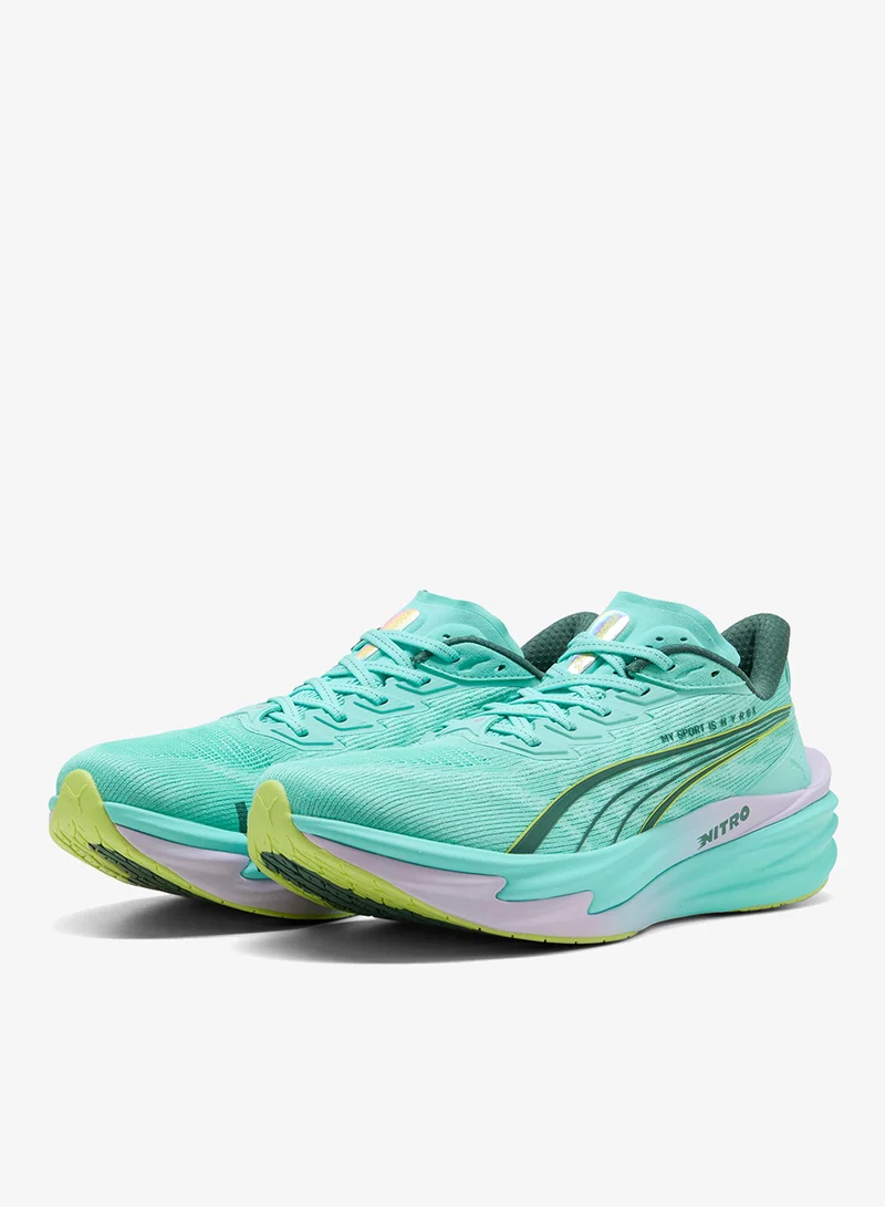 Puma Intense Mint-Light Lavender Deviate Nitro 4 - Puma X Hyrox for Men | Best Price UAE