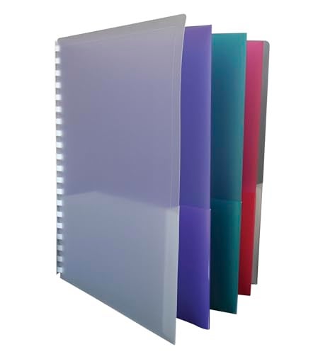 School Smart 8-Pocket Project Organizer, Polypropylene, Multicolor, 1 Count (Pack of 1) - Image 2