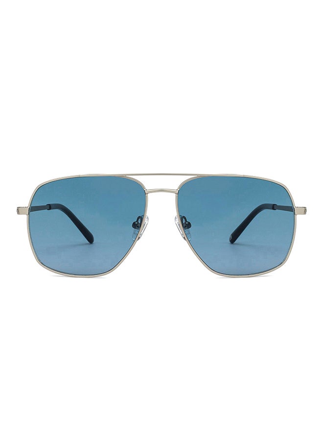 John Jacobs Unisex JJ Tints Full Rim Square Frame Polarized & UV Protected Sunglasses JJ S12829 - 59mm - Grey - Image 1