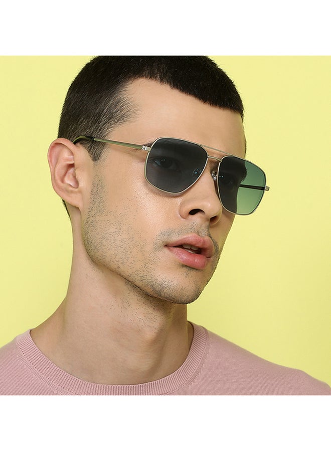 John Jacobs Unisex JJ Tints Full Rim Square Frame Polarized & UV Protected Sunglasses JJ S12829 - 59mm - Grey - Image 4