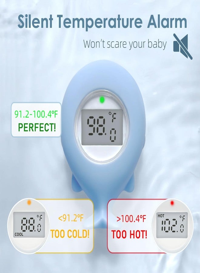 IOG Baby Bath Tub Thermometer for Infant, Bathtub Water Temperature Room Thermometer, Safety Floating Bathing Toy, Newborn Essentials, Gifts for Moms Infant - New Upgraded Waterproof - Image 3