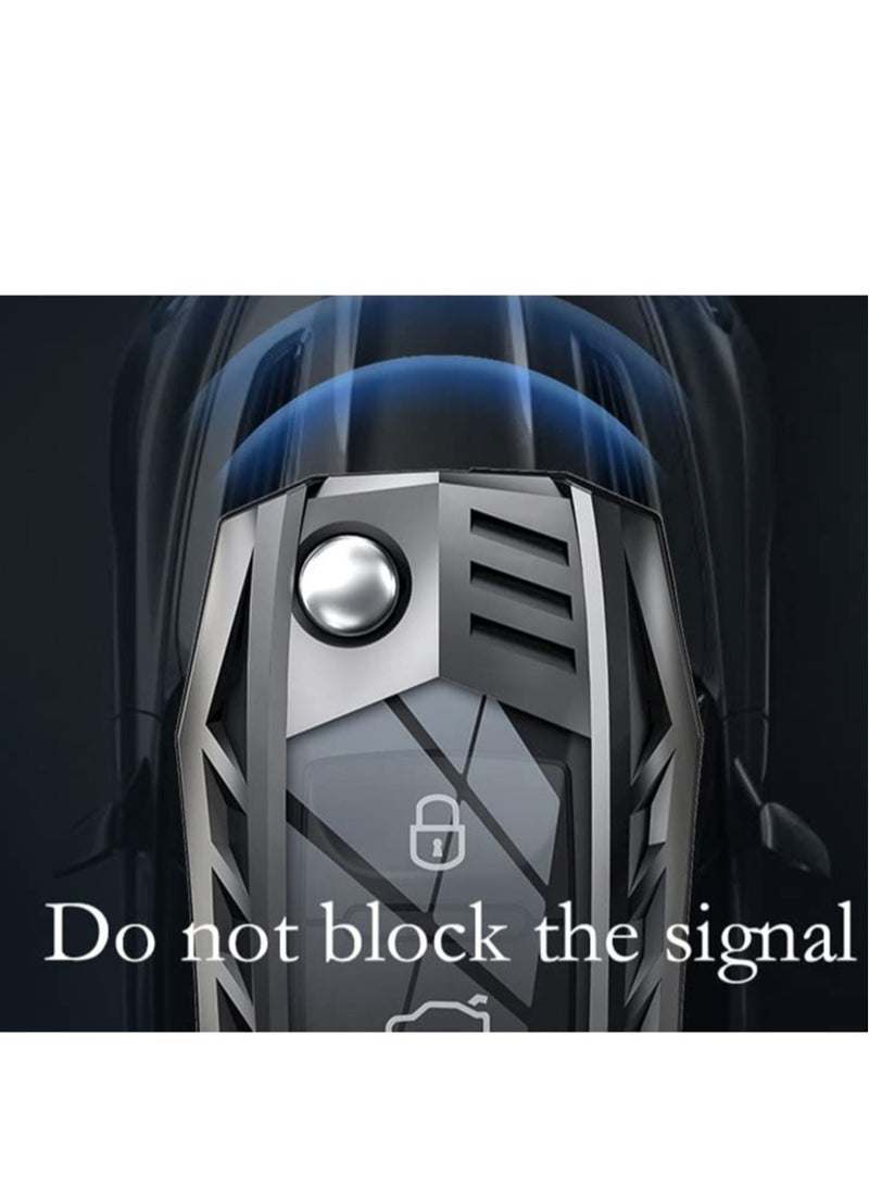 Zikra Key Fob Cover Keychain Key Case Compatible Zinc Alloy Cool Design for Volkswagen Golf Tiguan L Lavida Touron Exploring Yuejialv Sagitar Metal Key Cover - Image 4