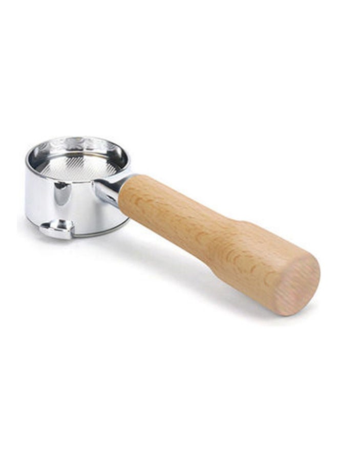 NIBEMINENT 51mm Coffee Bottomless Portafilter With Filter Basket Multicolour Silver/Beige 22.5x4.7x7.5 cmcm - Image 5