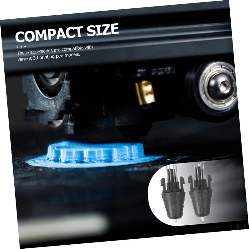 2PCS 3D Printer Pen Replacement Nozzles Easy Installation Compatible with Various Models - Image 5