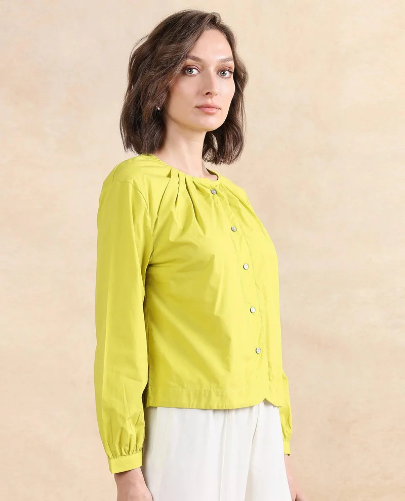 Rareism Women's Classic Button-Down Top