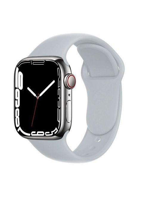 Apple Watch Band 45mm Soft Silicone Sport Band Replacement Wrist Strap Compatible for iWatch Apple Watch Series 7 (45mm)