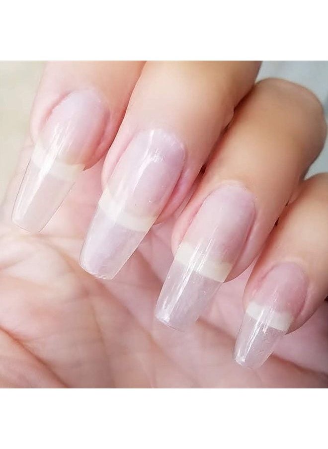 AIMEILI Clear Building Nail Gel Builder Base for Nail Repair Nails Extension Nail Strengthen, No Need Slip Solution Quick Extension Gel  - Image 1